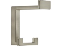 Siro Vešiak na klobúky kov farba ušľachtilej ocele lesklý rozstup otvorov 31 mm