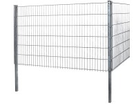 Floraworld Drôtený plotový panel, dvojitý 6/5/6, pozinkovaný, 203 x 251 cm Floraworld Drôtený plotový panel, dvojitý 6/5/6, pozinkovaný, 203 x 251 cm