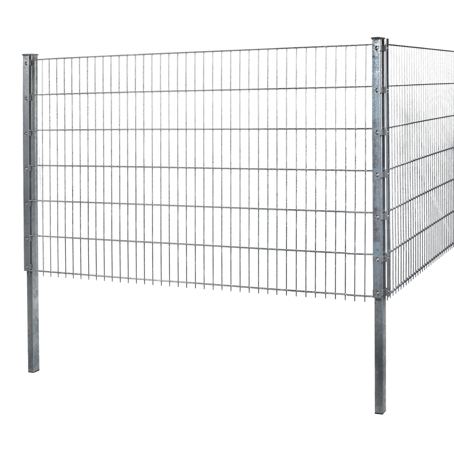 E-shop Floraworld Drôtený plotový panel, dvojitý 6/5/6, pozinkovaný, 203 x 251 cm