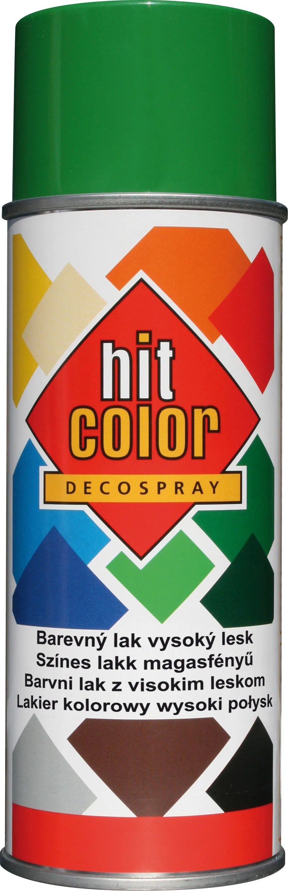 Hitcolor Dekorat vny Lak V Spreji Vysok Lesk RAL 6001 Smaragdovo 