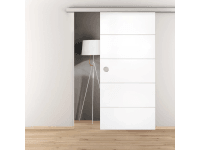 Novadoors Drevené posuvné dvere, biely lak, 4 riadky, 935 x 2058 x 39 mm