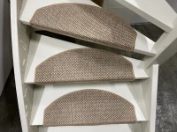 Rohožky na schody Natura svetlobéžové 65 x 28 cm