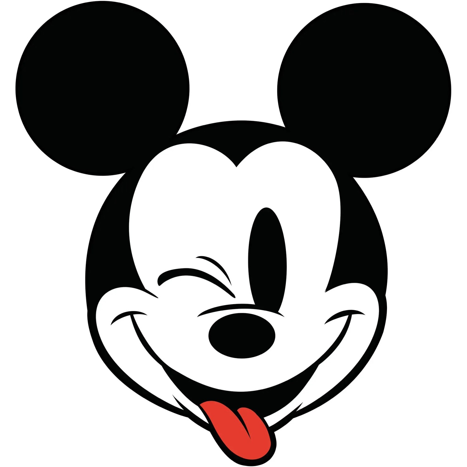 E-shop Komar Samolepiaca vliesová fototapeta Dot Mickey Head Optimism pr. 125 cm