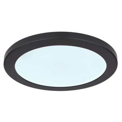 GLOBO LED svietidlo LASSE čierna 24W 2200lm 3000/4000/6500K pr. 298 x 18 mm