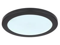 GLOBO LED svietidlo LASSE čierna 24W 2200lm 3000/4000/6500K pr. 298 x 18 mm