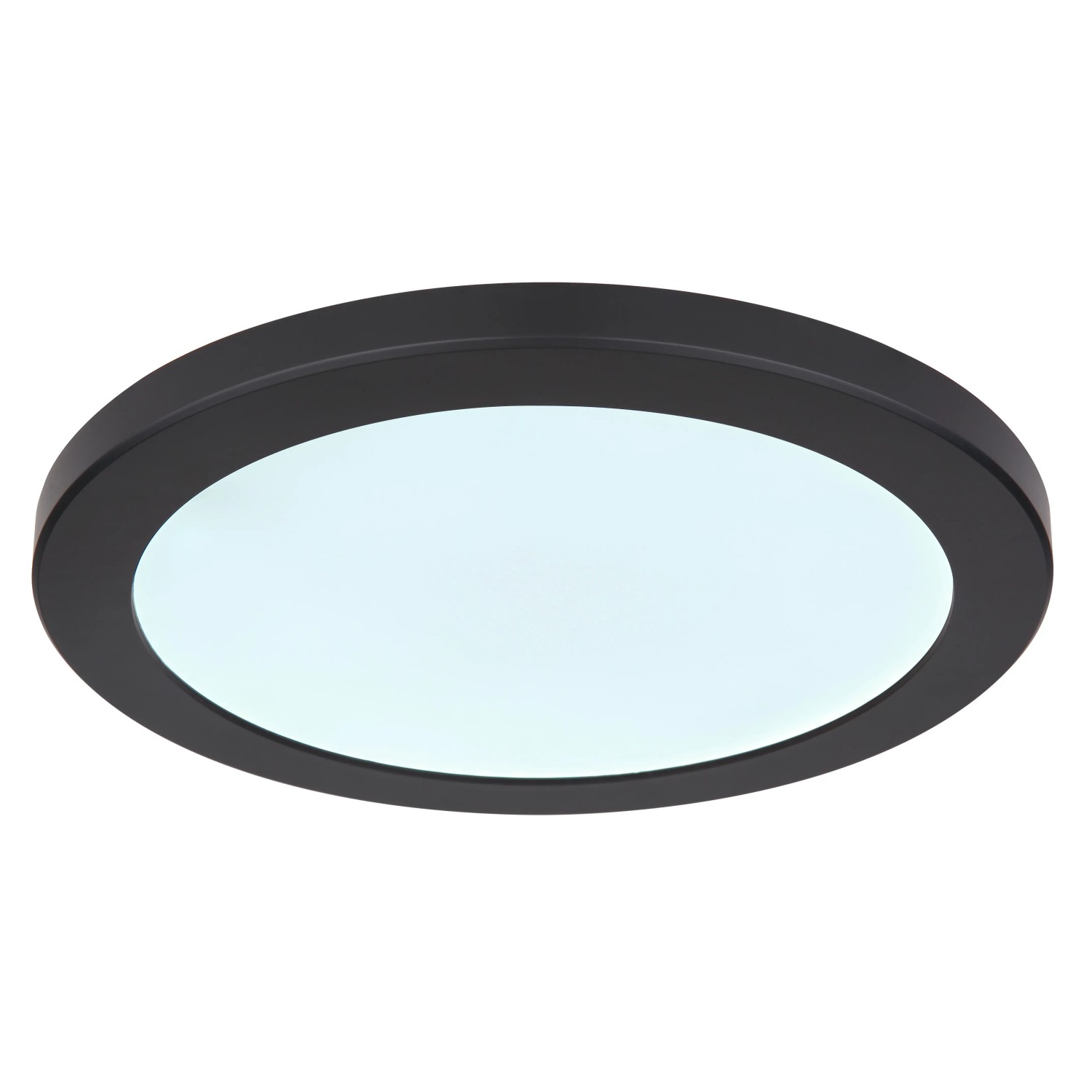 E-shop GLOBO LED svietidlo LASSE čierna 24W 2200lm 3000/4000/6500K pr. 298 x 18 mm