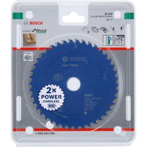 Kotúčová píla Bosch Expert for Wood, 140 mm, 42 zubov, pre čisté rezy do dreva.
