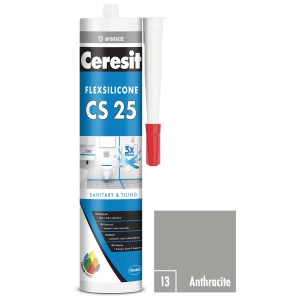 CERESIT CS 25 Sanitárny silikón 13 Anthracite 280 ml