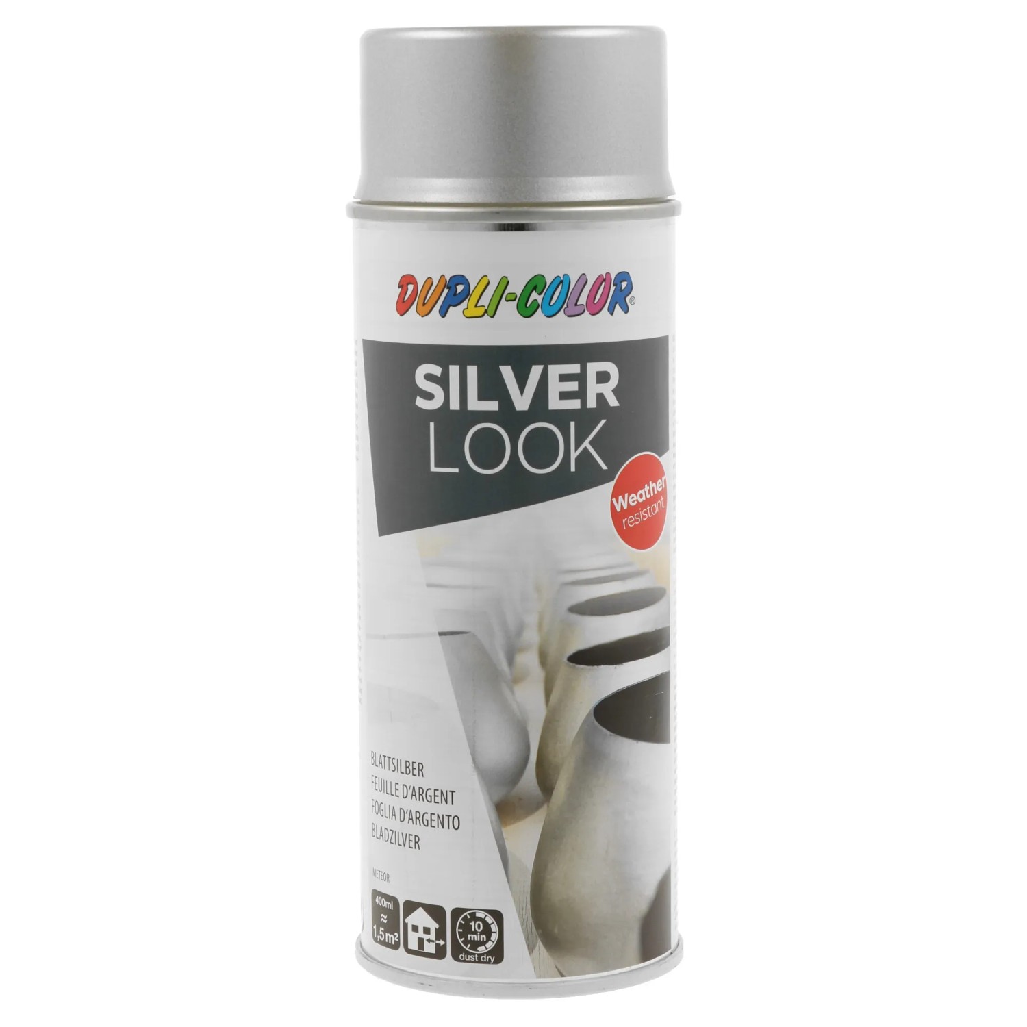 E-shop Dupli-Color Farba v spreji SILVER LEAF EFFECT 400 ml, strieborná