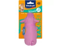 Vitakraft Pískacia hračka pre psov prasiatko rôznej farby 17 cm, 1 ks