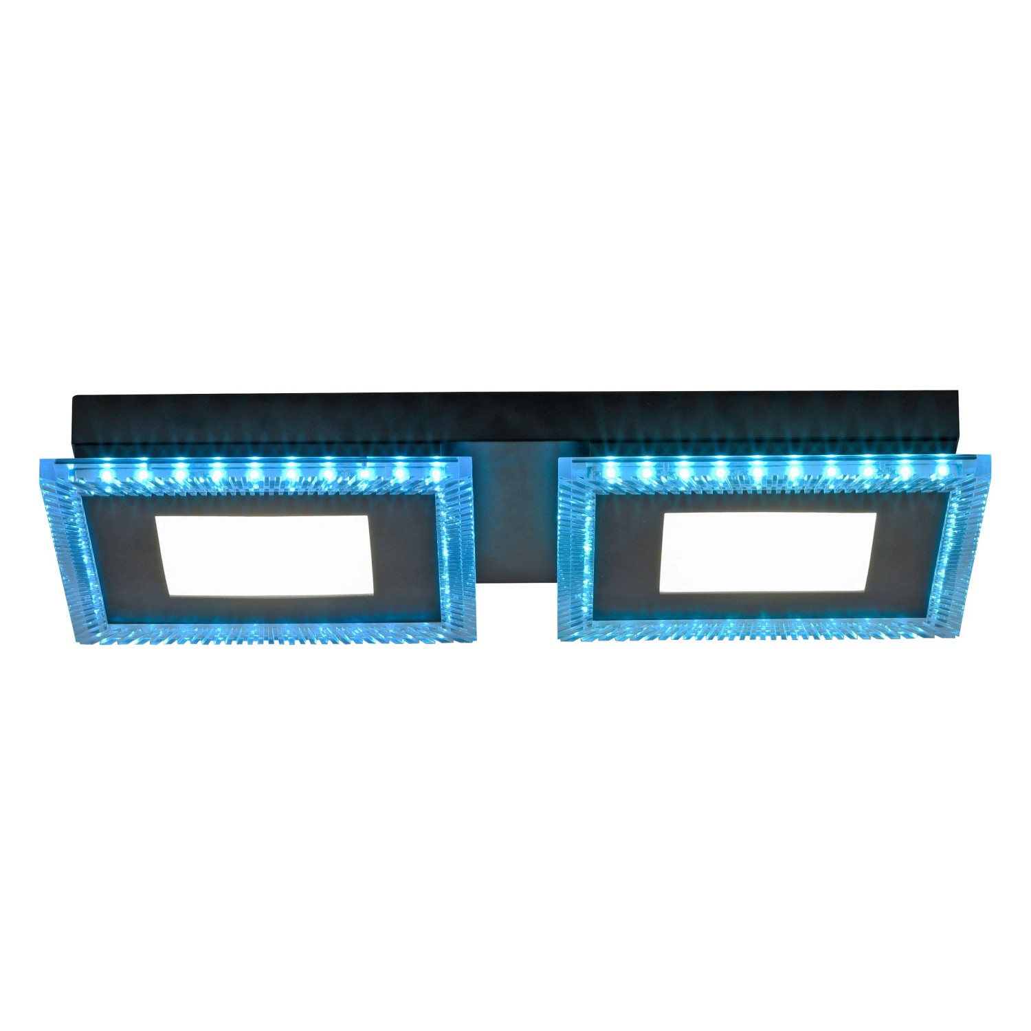 E-shop Just Light Stropné LED svietidlo Acri, 2700-5000K+RGB, čierna, 20 x 44 cm