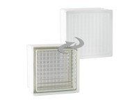 Fuchs Luxfera Therbo Bl. Plus Crossed lesk/mlč.sklo biela Ug 0,8 19 x 19 x13,5cm