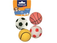 Vitakraft Hračka pre psov loptička gumová, rôzne druhy, 6 cm