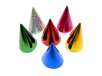 MFP Paper Klobúčik karnevalový hologramový mix ME120, 6 ks, 16 cm