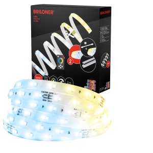 Briloner LED pásik štartovacia sada s diaľkovým ovládaním, 2 metre, variabilná teplota farieb.