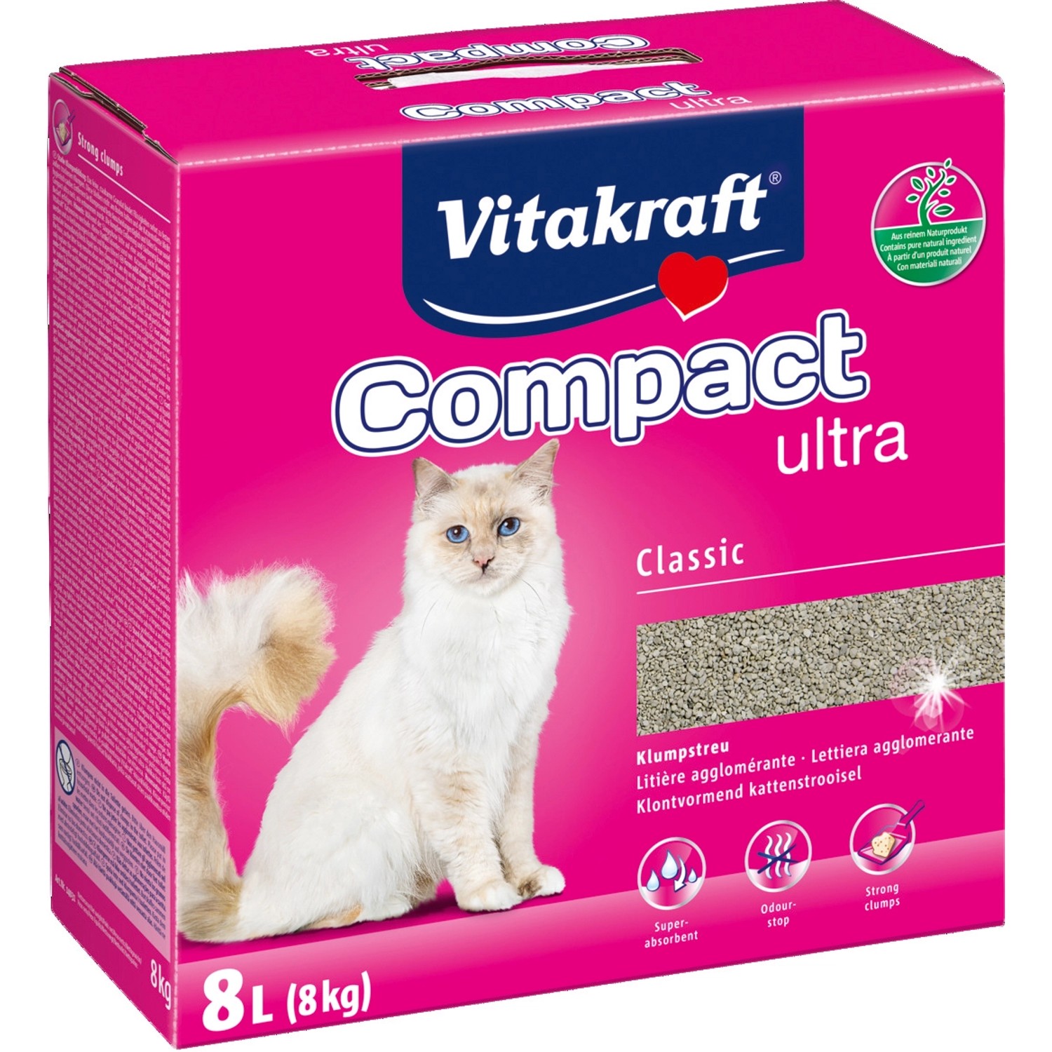 E-shop Vitakraft Mačkolit Compact Ultra, 8 kg