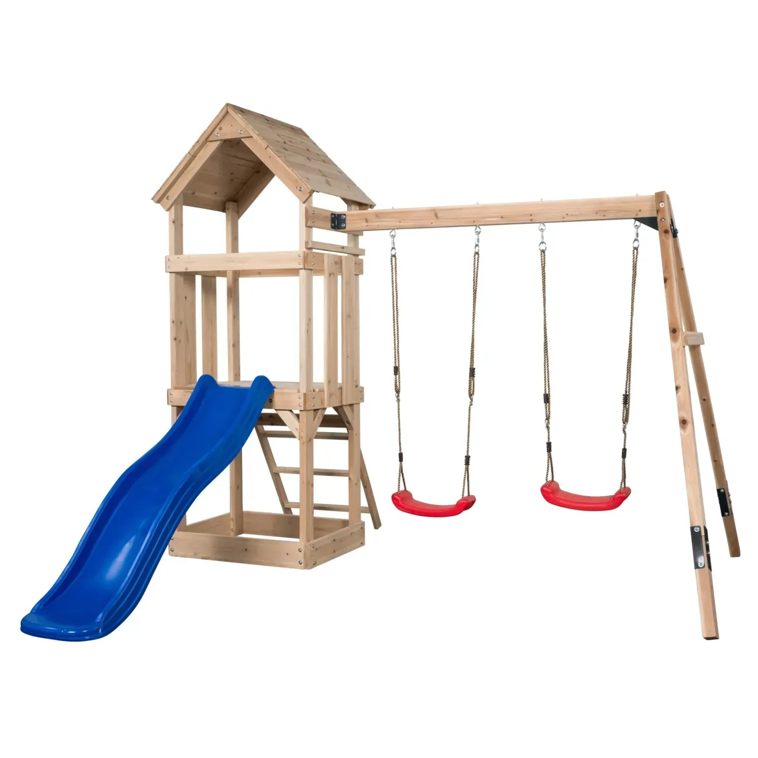 E-shop Swing King Hracia veža Noa, modrá, 234 x 265 x 280 cm