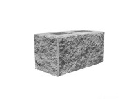 DITON Plotová tvárnica s fazetou C rohová prírodná 38,5 x 19 x 19 cm