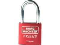 Burg Wächter Valcový visiaci zámok 775 40 35 červený SB