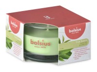 Bolsius Vonná sviečka v skle Green Tea 80 x 50 mm