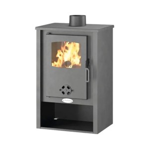 Ekoflam Krbové kachle oceľové VERANO 9,7 kw čierna 460 x 770 x 380 mm