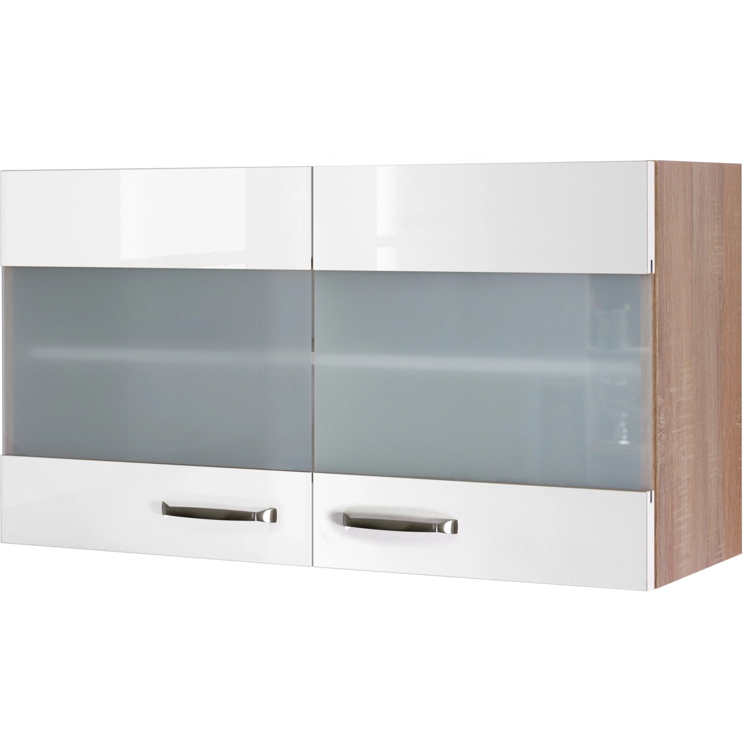 E-shop Flex-Well Kuchynská skrinka Valero horná presklená 100 x 54,8 x 32 cm