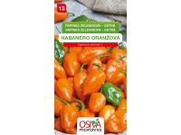 Semienka Paprika zeleninová ostrá Habanero oranžová (Capsicum annuum L.)