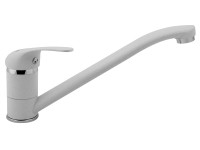 Pyramis Granitová stojanková drezová batéria Asalia, snehovo biela