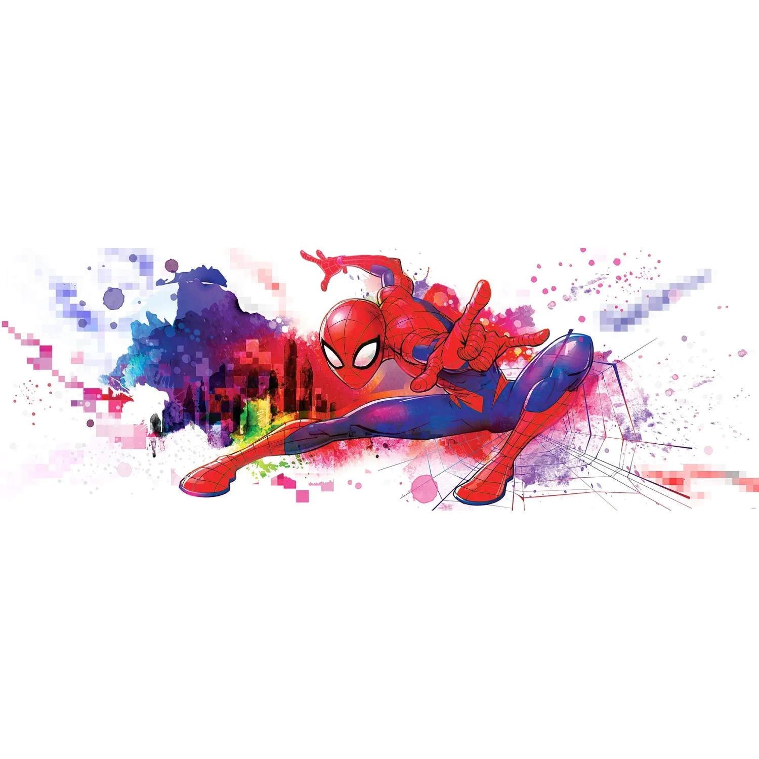 E-shop Komar Papierová fototapeta Spider Man Graffiti Art 368 x 254 cm