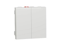 Schneider Electric Vypínač sériový Unica (R.5), 2M, biela