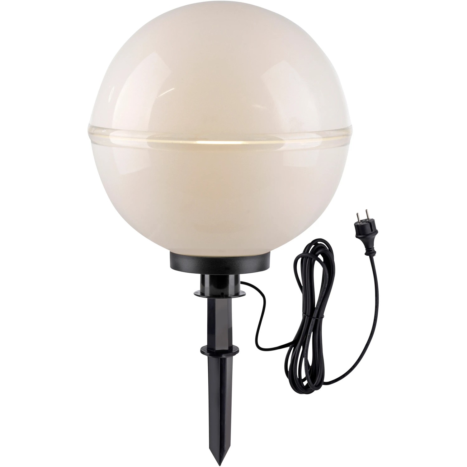 E-shop SellTec Vonkajšie dekoračné svietidlo Hemis, 1xE27, IP44, biela, pr. 40 cm