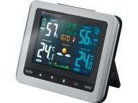 Meteorologická stanica strieborná/čierna