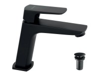 Nobless EGO Umývadlová batéria 43003,5 s výpustou, čierna