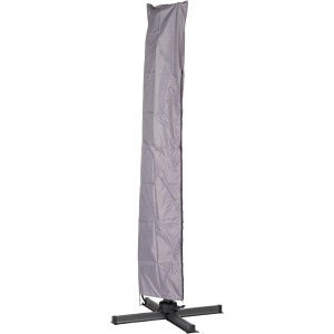 Sivý prémiový obal na slnečníky Acamp pre slnečníky do 450 cm na stojane slnečníka.