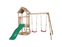 Swing King Hracia veža Noa, zelená, 234 x 265 x 280 cm