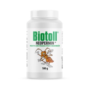 Biotoll Neopermin+ prípravok na ničenie mravcov, 100g dóza.