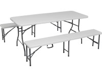 Skladacia pivná zostava, oceľ/plast, 3-dielna Skladacia pivná zostava, oceľ/plast, 3-dielna