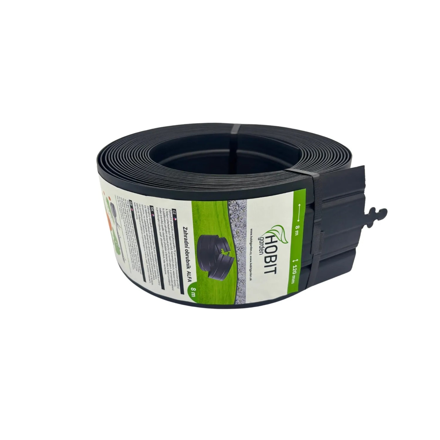 E-shop HOBIT garden Záhradný obrubník ALFA 12 cm x 8 m