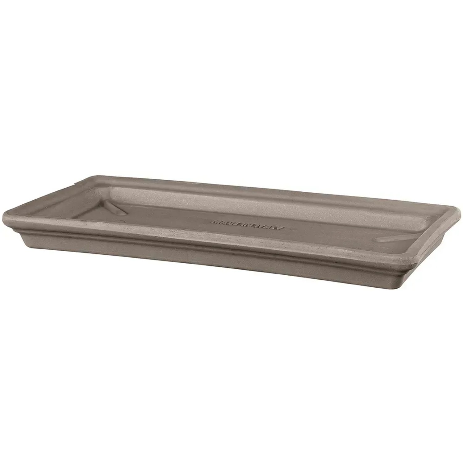E-shop Deroma Miska pod kvetináč hranatá Standard 32 cm mokka