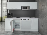 Flex-Well Kuchyňa Wito 210 cm/typ 1 - chladnička/mikrovlnka/varná doska/umývačka
