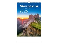 Helma 365 Nástenný kalendár Hory 2026