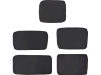 OBI Náhrad. súprava poťahov na vankúše pre roh. jedálenskú zostavu Piegan čierna