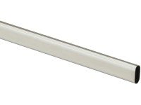 Hettich Ovalná šatníková tyč 1200 mm poniklovaná