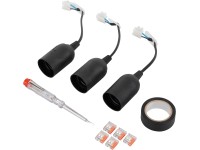 Súprava renovačných objímok, čierna, 6-dielna