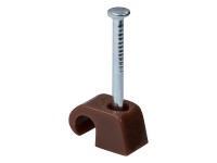 OBI Expresné príchytky priemer 4 mm - 7 mm hnedé, 15 ks