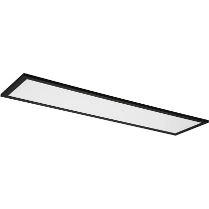 Ledvance Stropné LED svietidlo Planon Plus, diaľkové ovládanie, čierne, 100 x 25