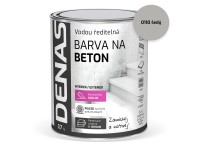 DENAS Vodou riediteľná farba na betón BETON 0110 sivá 700 g