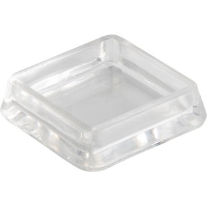 Priehľadná podložka pod nábytok, 30x30 mm, sada 4 kusov pre koberce na ochranu proti otlačkom.