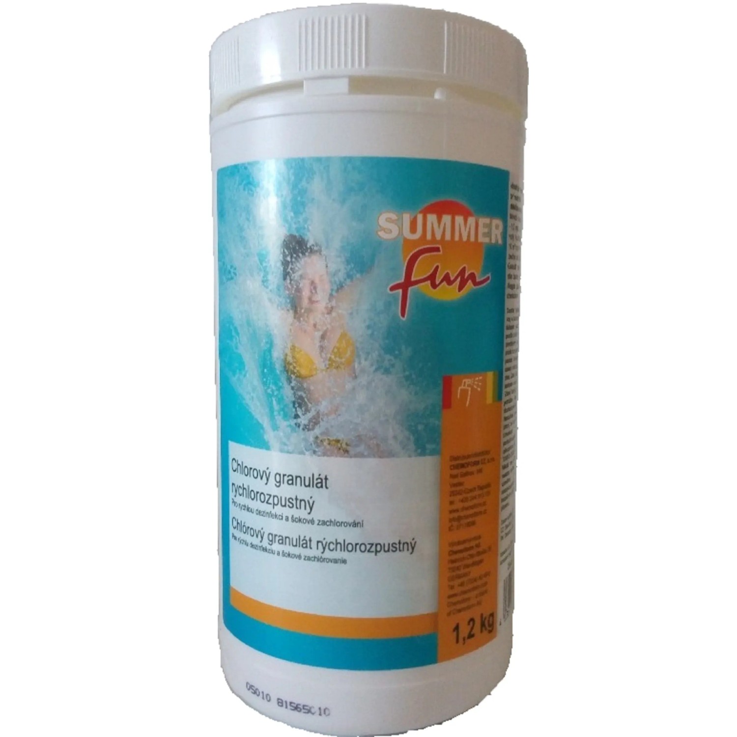 E-shop Summer Fun Chlórový granulát rýchlorozpustný 1,2 kg