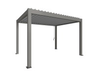 Biohort Pergola 4 x 3 kremeňovo sivá/strieborná 404,5 x 312 cm